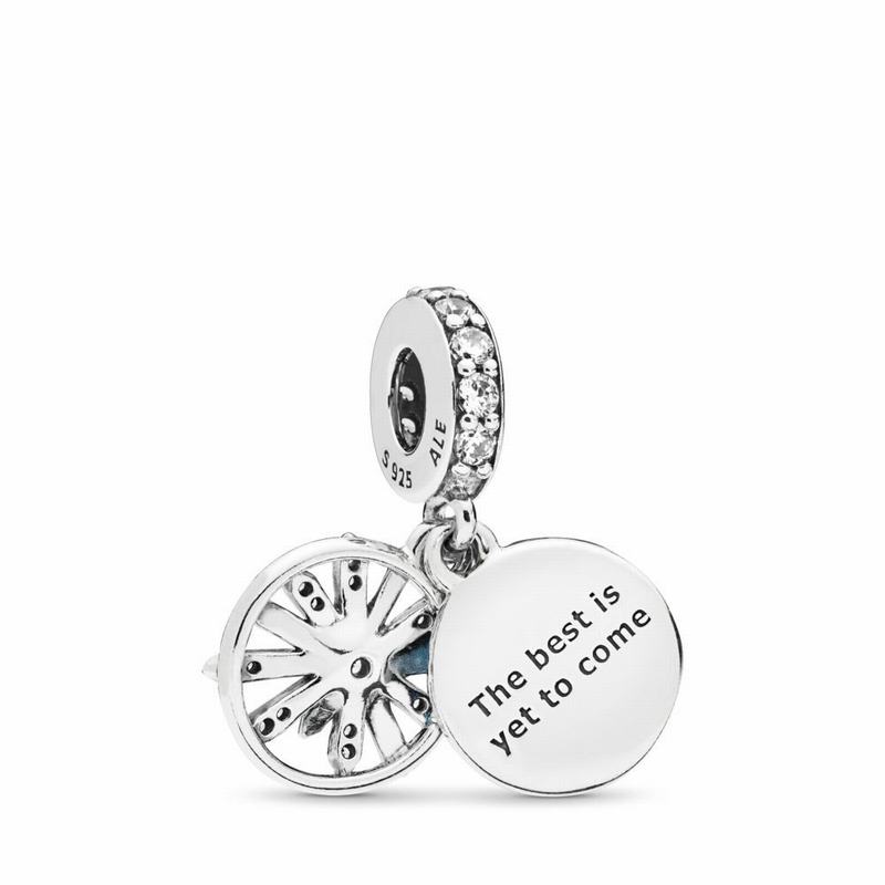 Pandora Dazzling Wishes Dangle Charm Online NZ, Sterling Silver (916425-TUE)